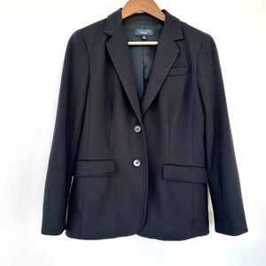 Talbots fitted blazer, single breasted, in a stretch fabric blend, lined